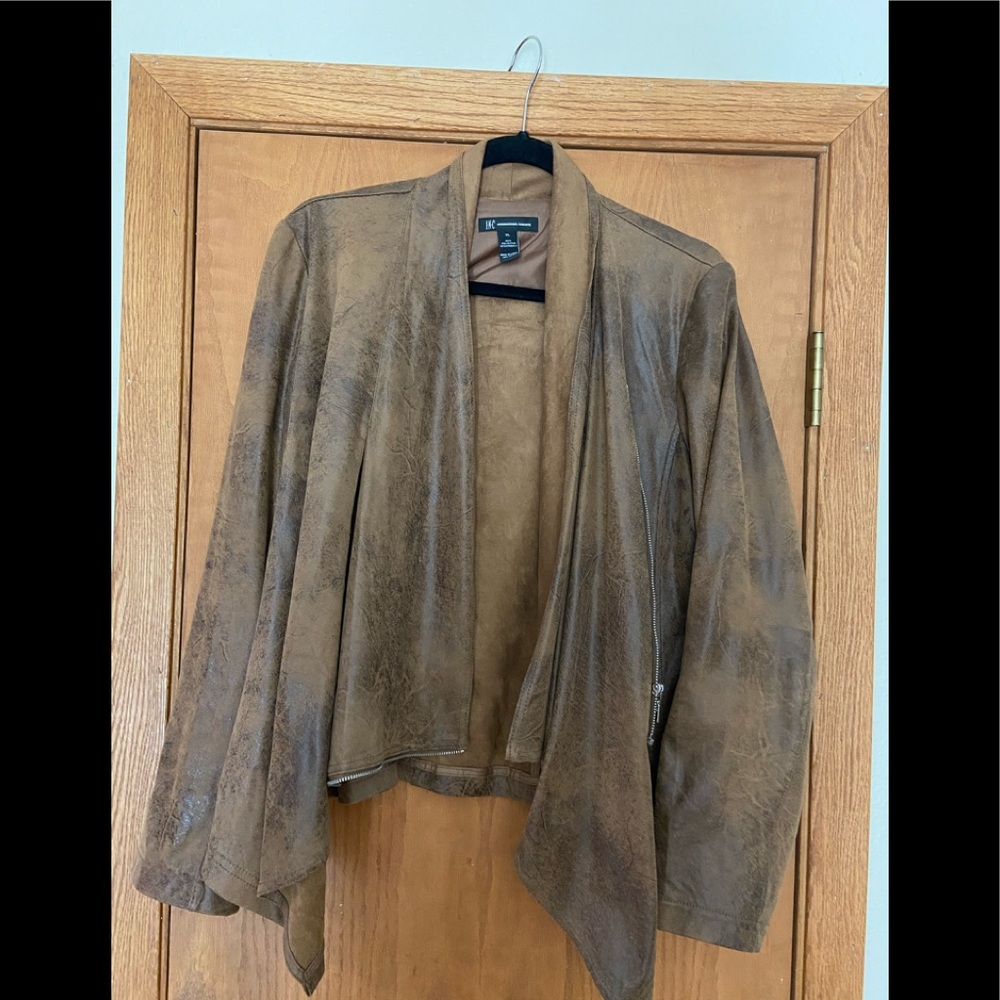 Sophisticated faux leather I.N.C. Blazer XL